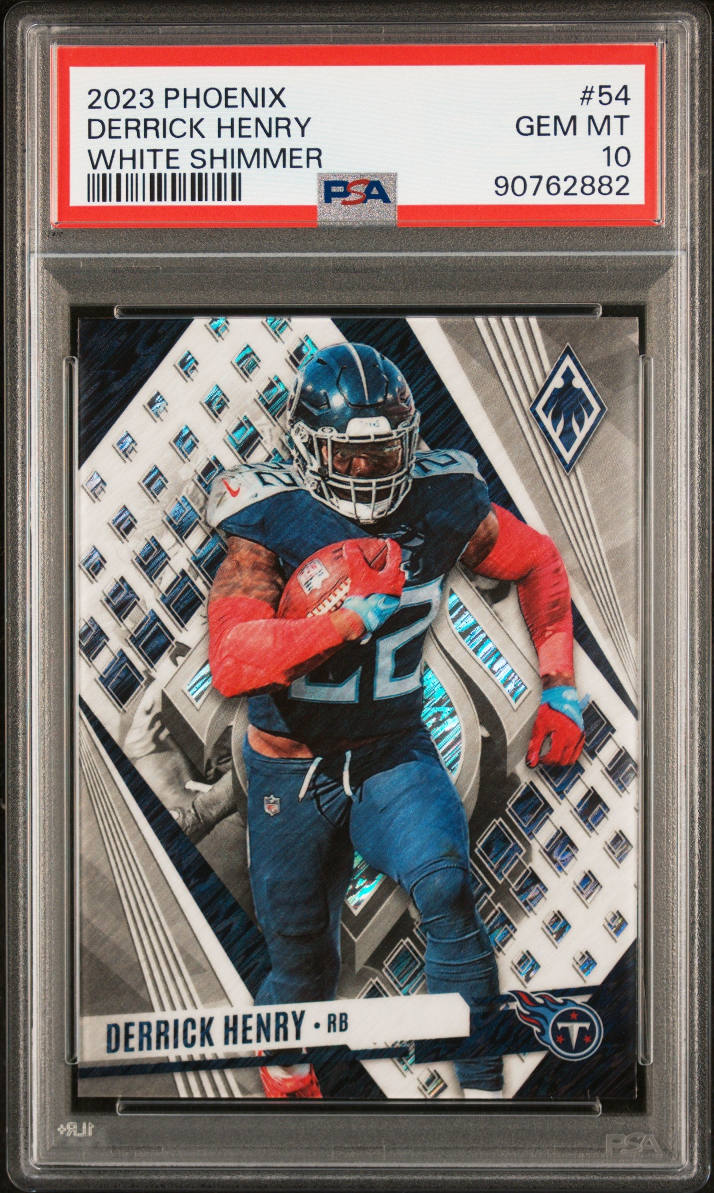 2023 Panini Phoenix White Shimmer Derrick Henry #54 PSA 10