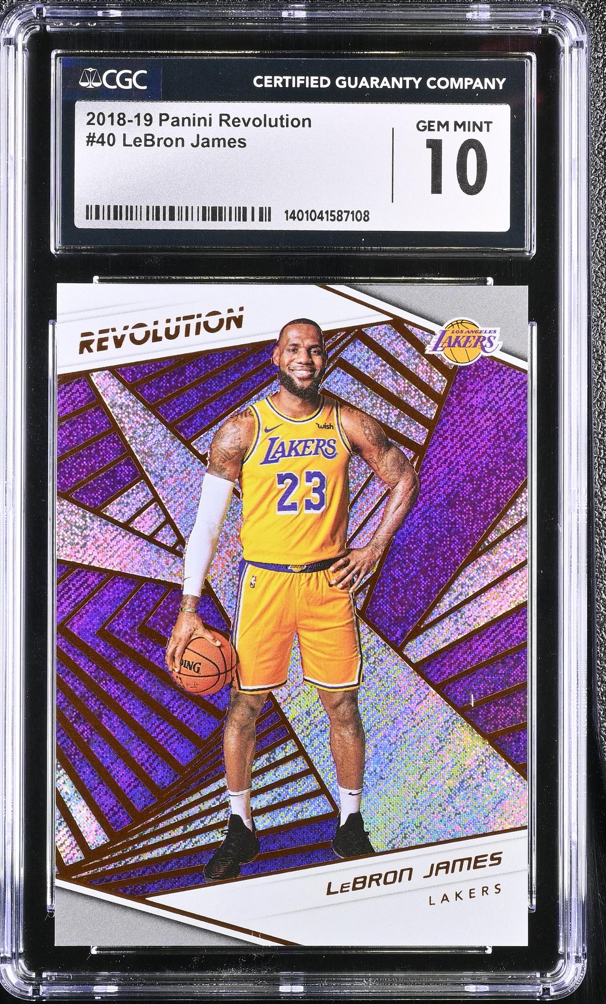 2018 Revolution #40 LeBron James CGC 10