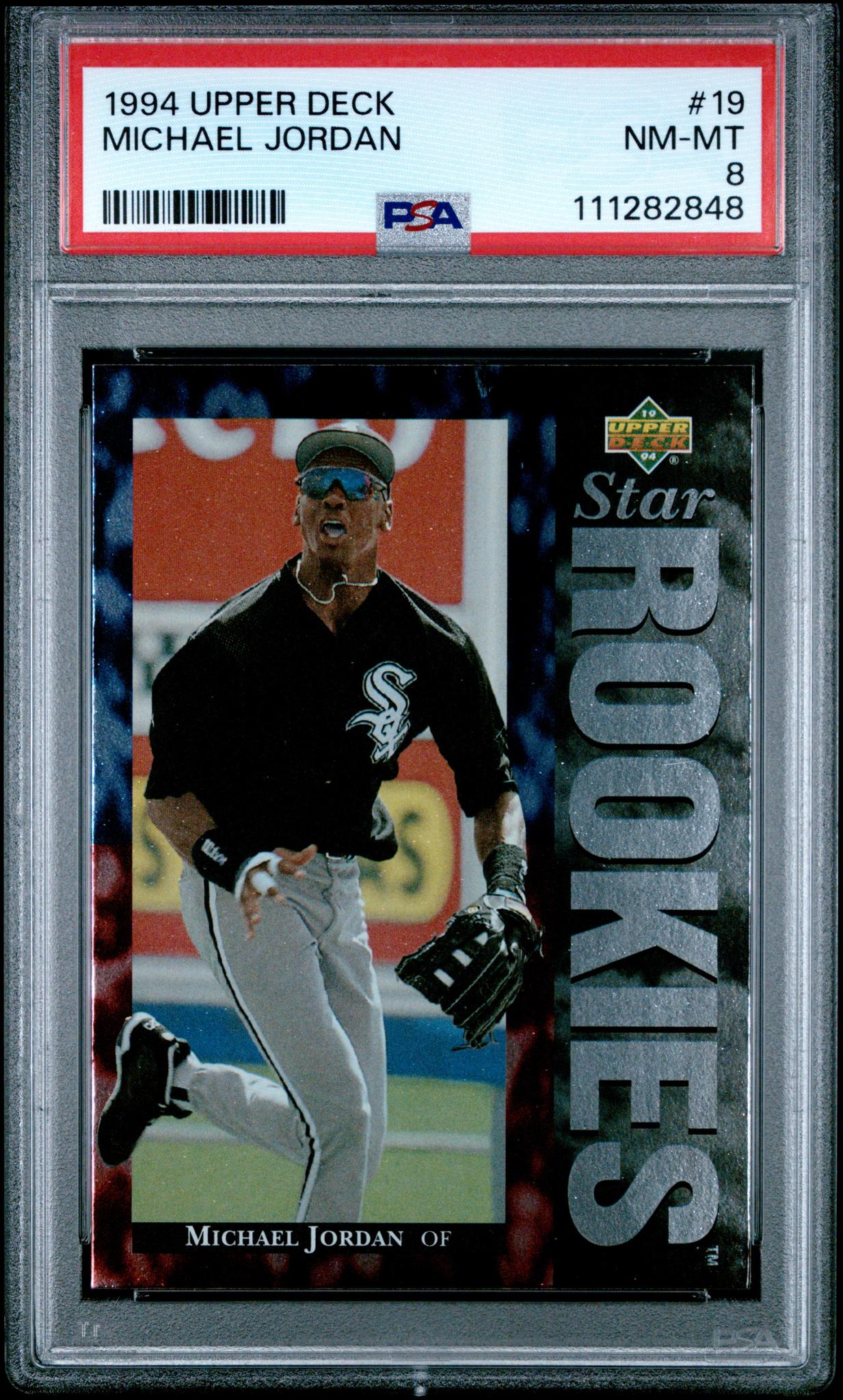 1994 Upper Deck Rookies Michael Jordan #19 PSA 8