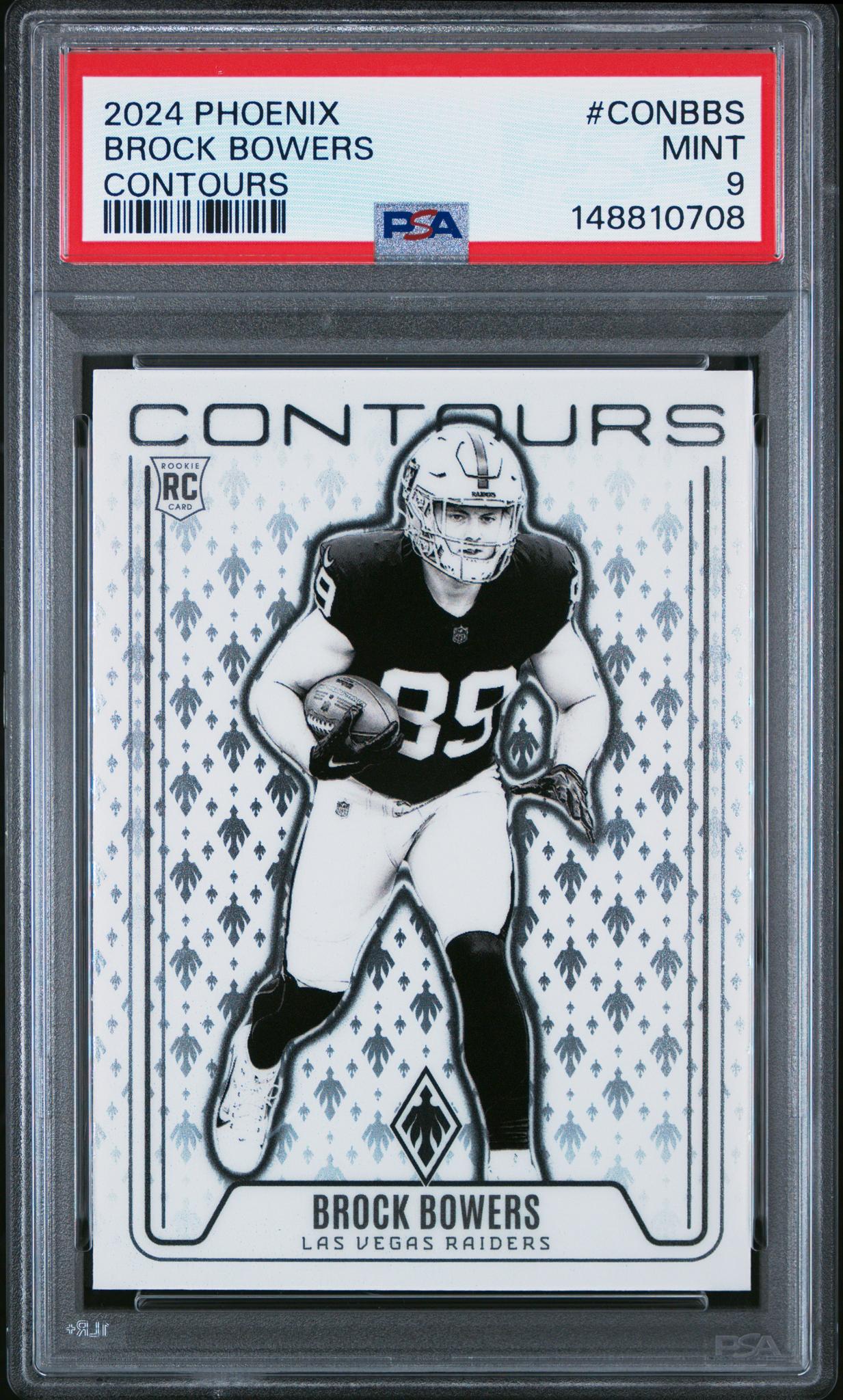 2024 Panini Phoenix Contours Brock Bowers #CONBBS PSA 9