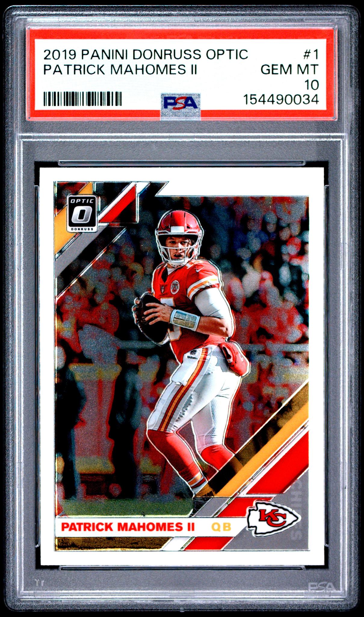 2019 Donruss Optic Patrick Mahomes II #1 PSA 10
