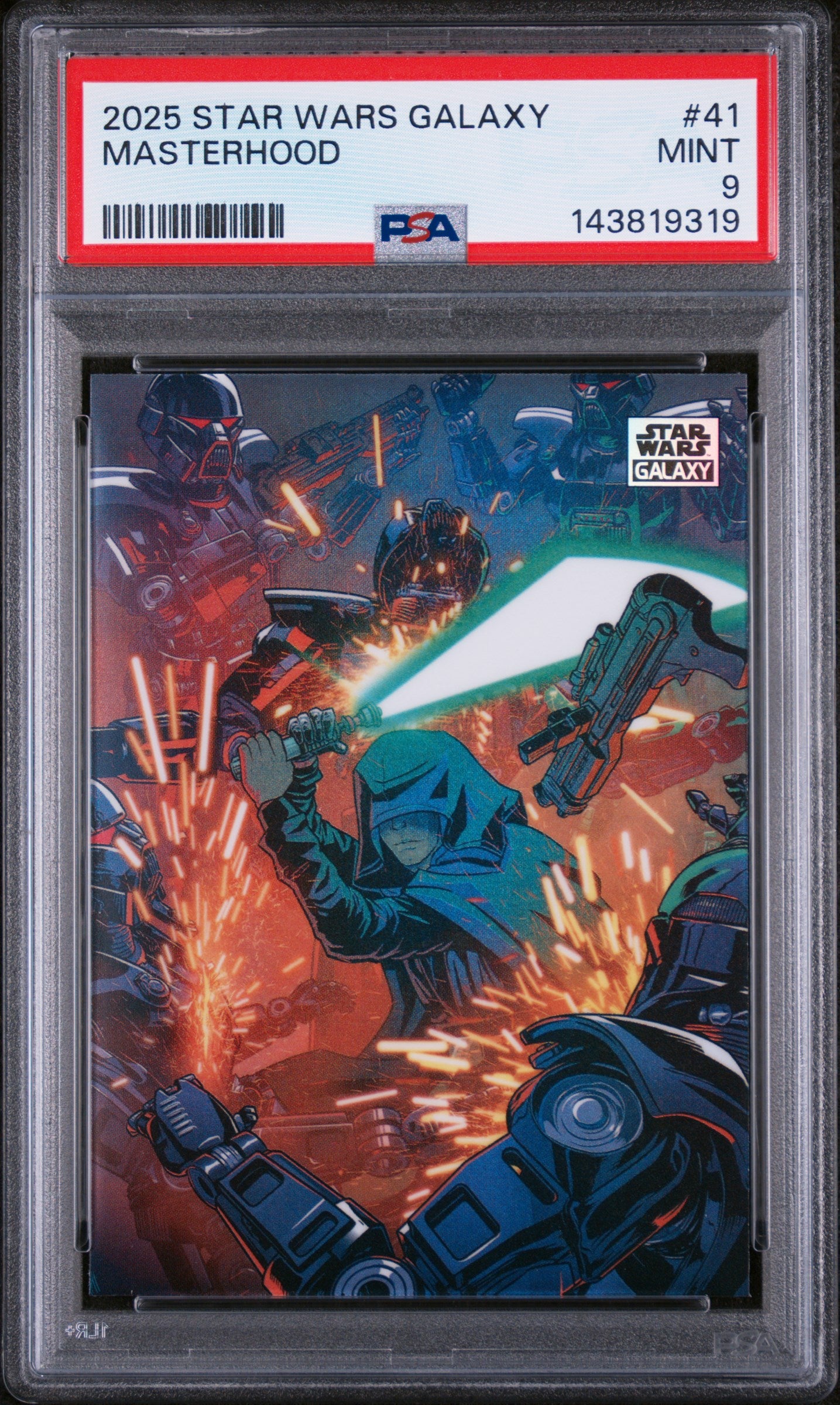 2025 Topps Chrome Star Wars Galaxy Masterhood #41 PSA 9