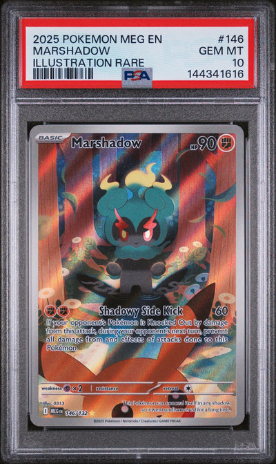 Pokémon Marshadow #146 Illustration Rare 2025 PSA 10