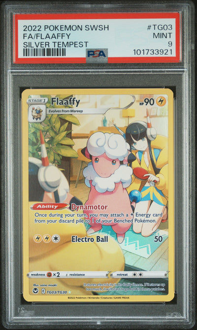 Pokémon Sword & Shield Silver Tempest Flaaffy #TG03 PSA 9