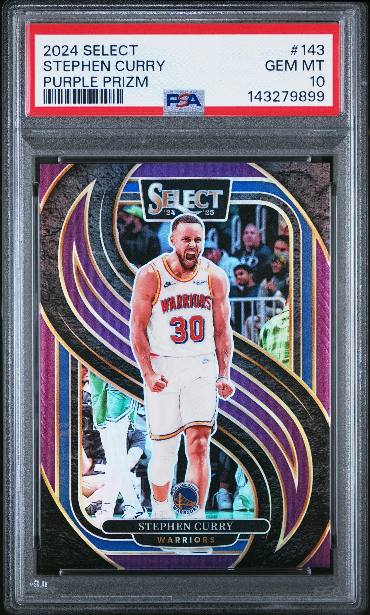 2024 Purple Prizms Stephen Curry #143 /99 PSA 10