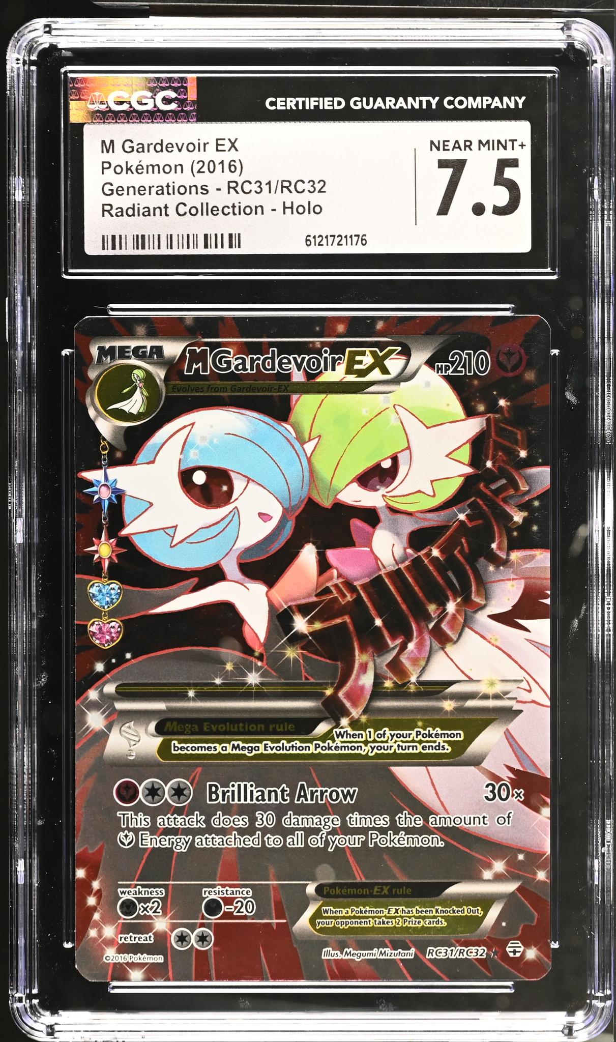 2016 Generations #RC31/RC32 M Gardevoir EX Radiant Collection - Holo CGC 7.5