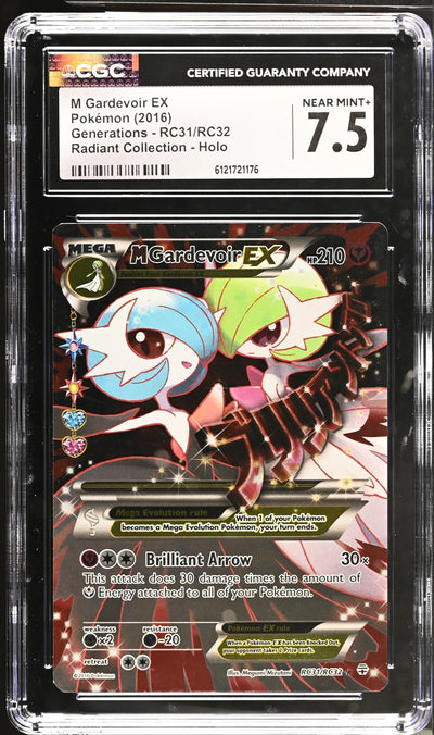Pokémon Generations M Gardevoir EX RC31/RC32 Radiant Collection Holo CGC 7.5
