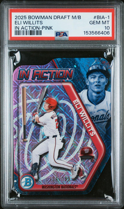 2025 Bowman In Action Eli Willits #BIA-1 /199 PSA 10