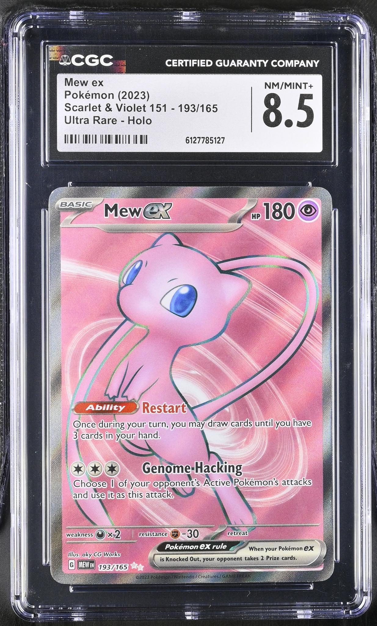 2023 Scarlet & Violet #193/165 Mew Scarlet & Violet 151 CGC 8.5