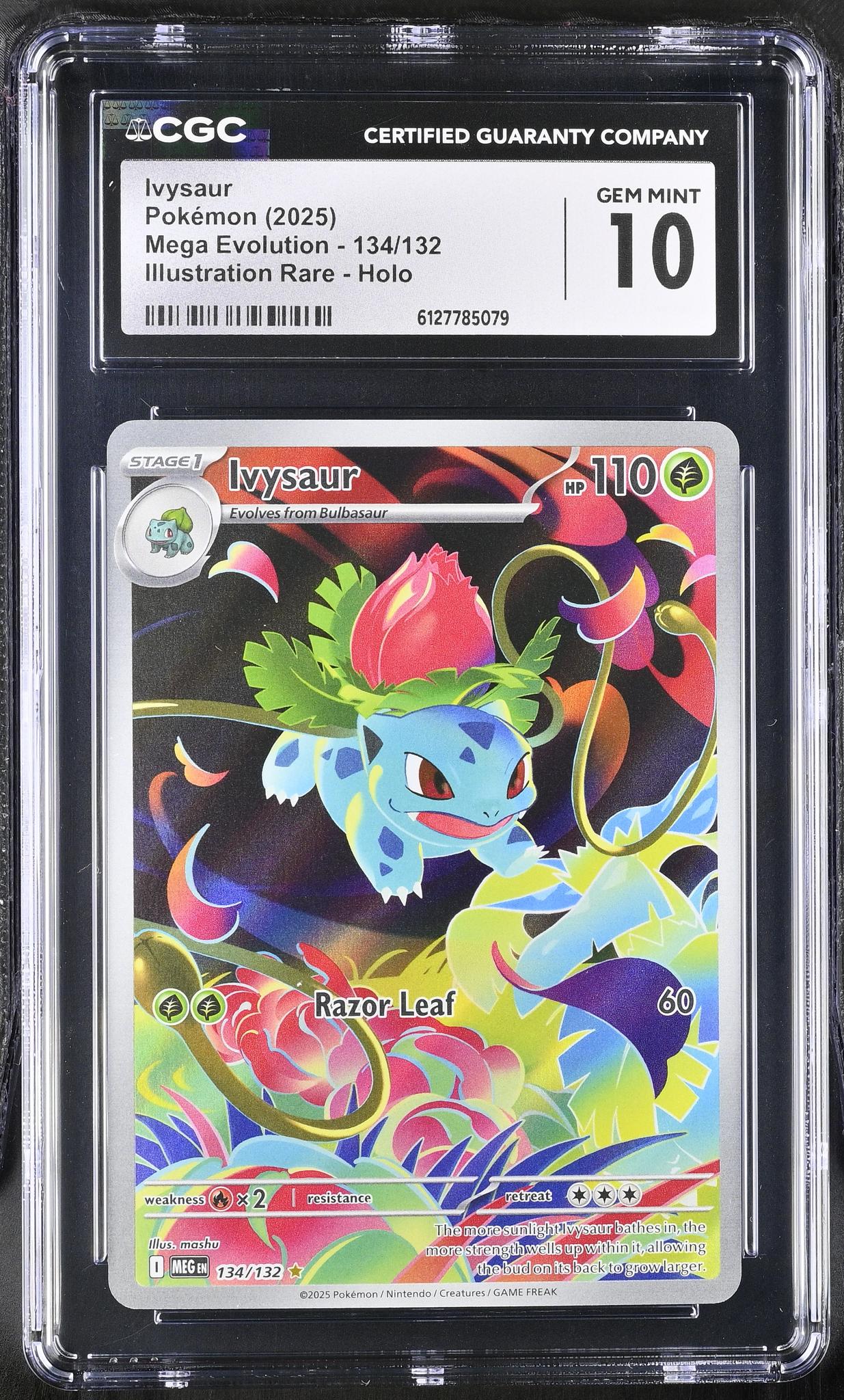 2025 #134/132 Ivysaur Mega Evolution CGC 10