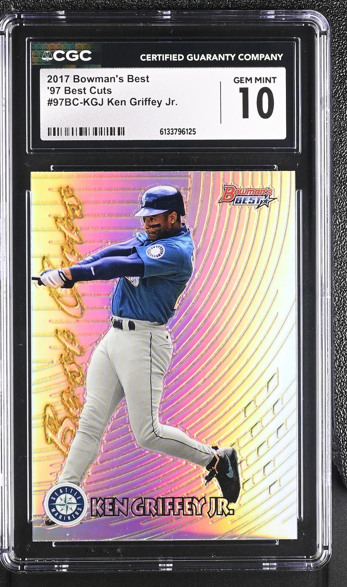 2017 Bowman's Best #97BC-KGJ Ken Griffey Jr. '97 Best Cuts CGC 10
