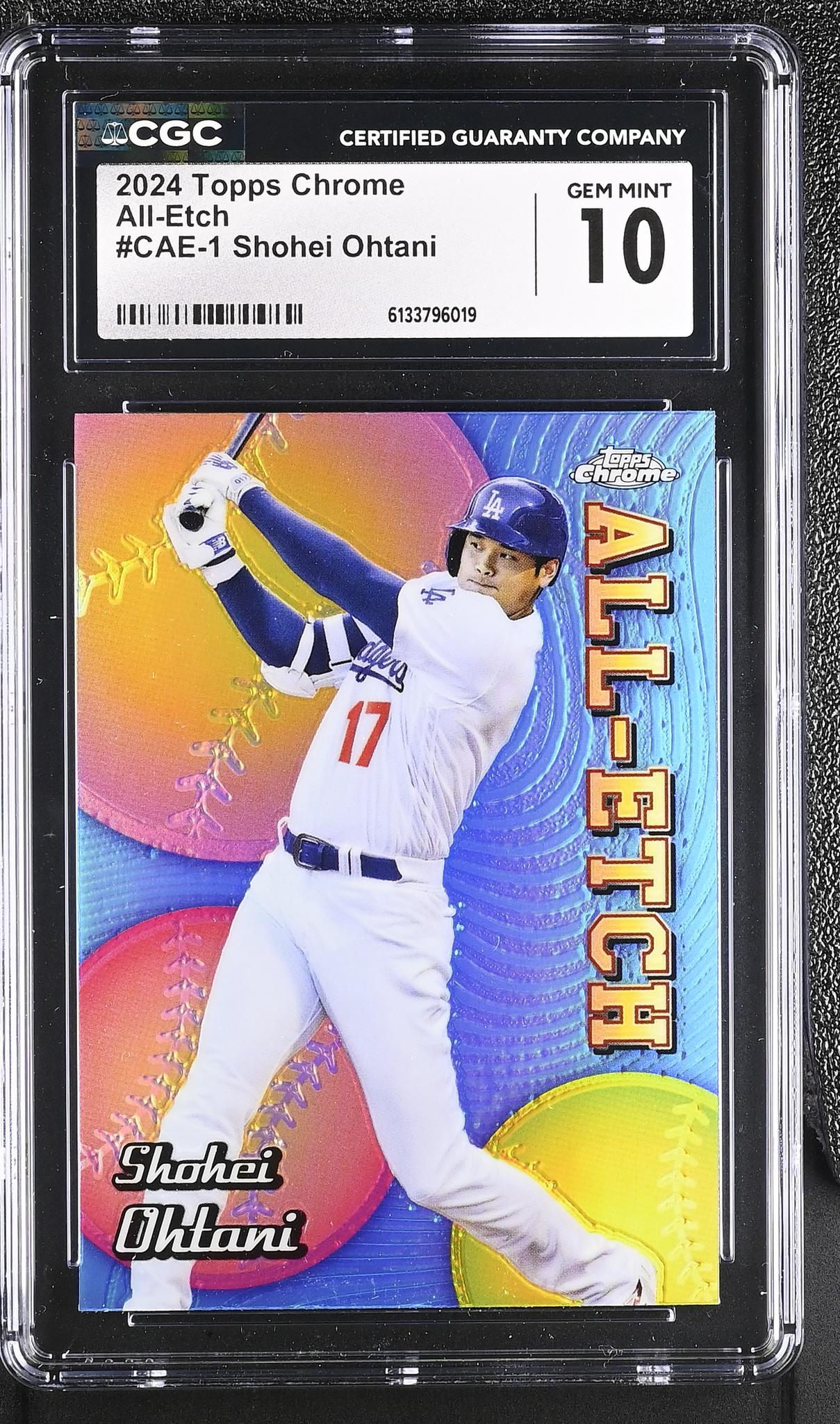 2024 Topps Chrome #CAE-1 Shohei Ohtani All-Etch CGC 10