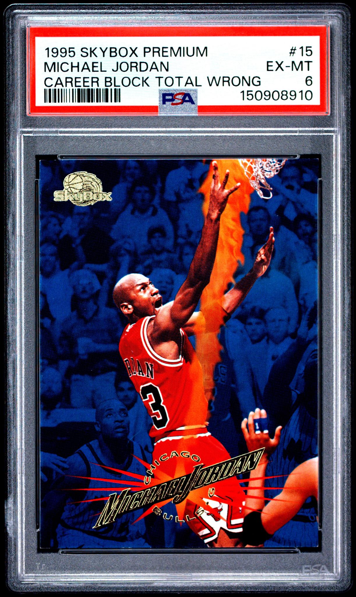 1995 Skybox Premium Michael Jordan #15 PSA 6