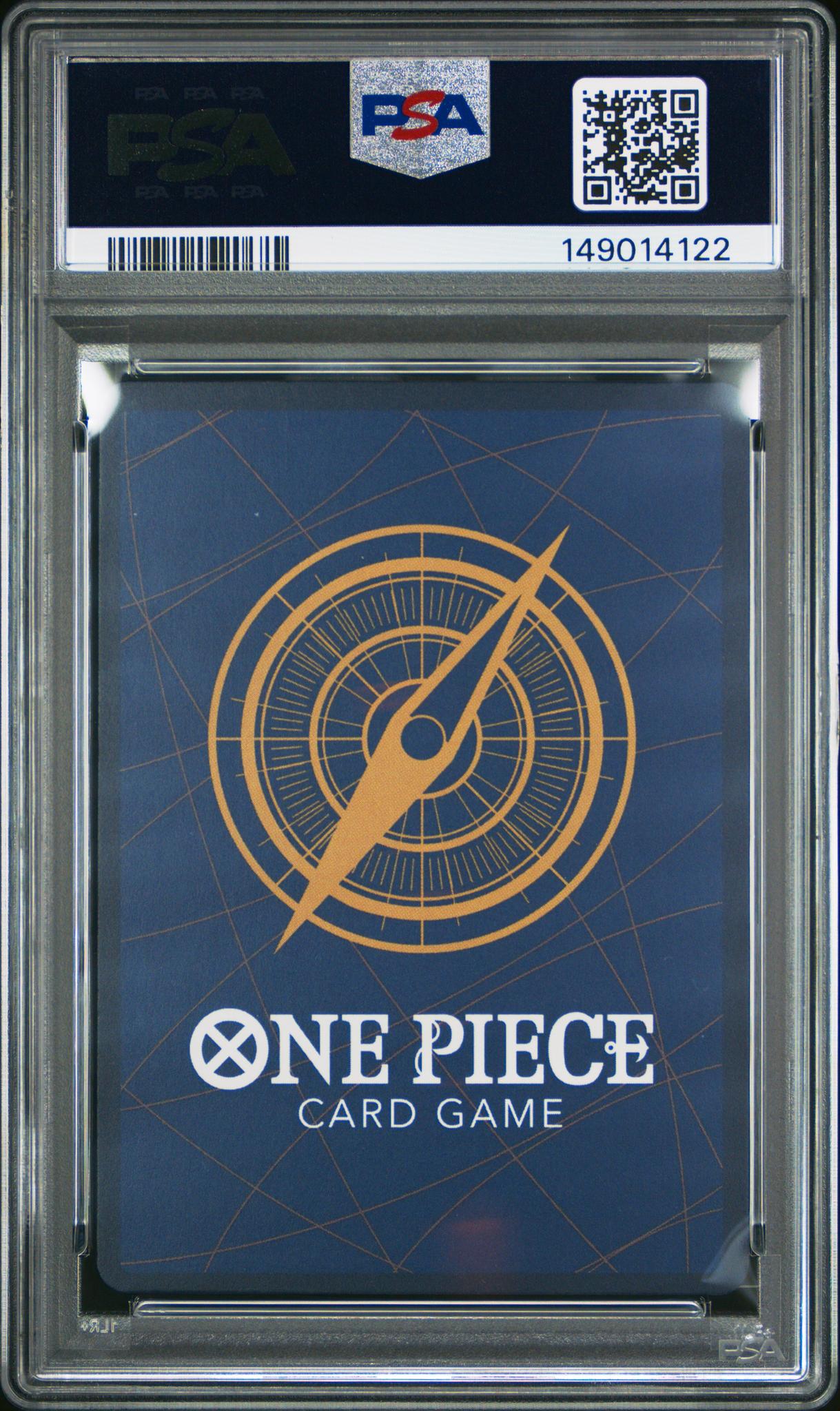 2025 One Piece the Azure Sea's Seven Japanese Alternate Art Ground Death #OP14-096 PSA 10