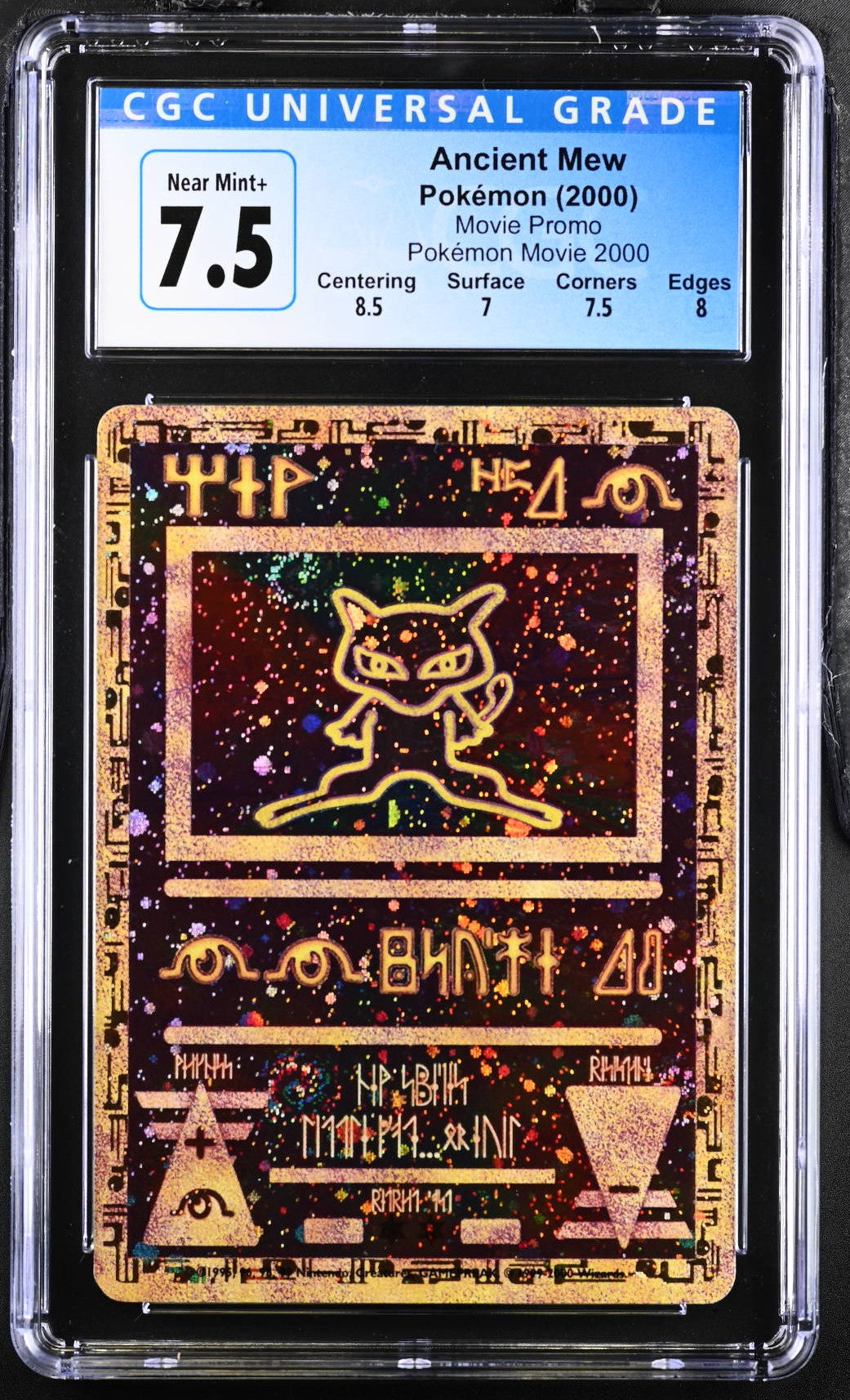 2000 Pokemon Ancient Mew Movie Promo CGC 7.5