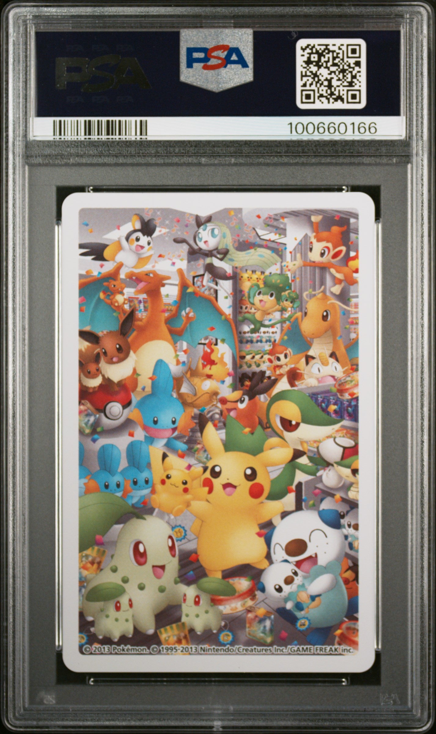 2013 Pokemon Center Nagoya Playing Cards Eevee Queen of Spades PSA 10