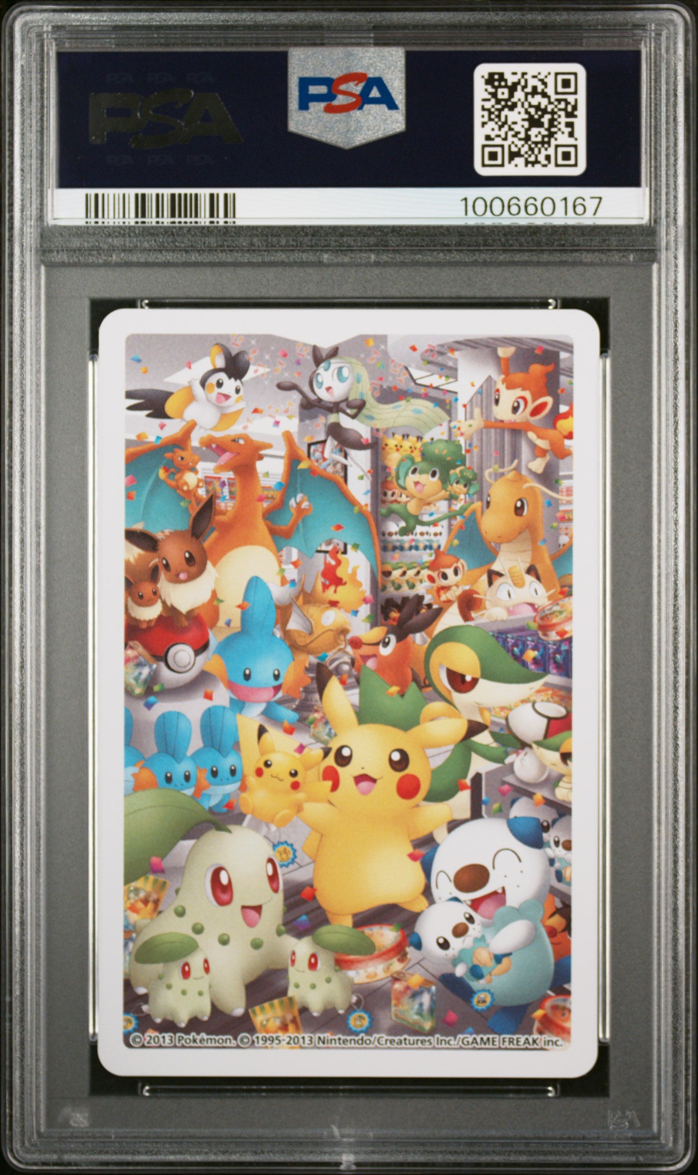 2013 Pokemon Center Nagoya Playing Cards Pikachu King of Spades PSA 10