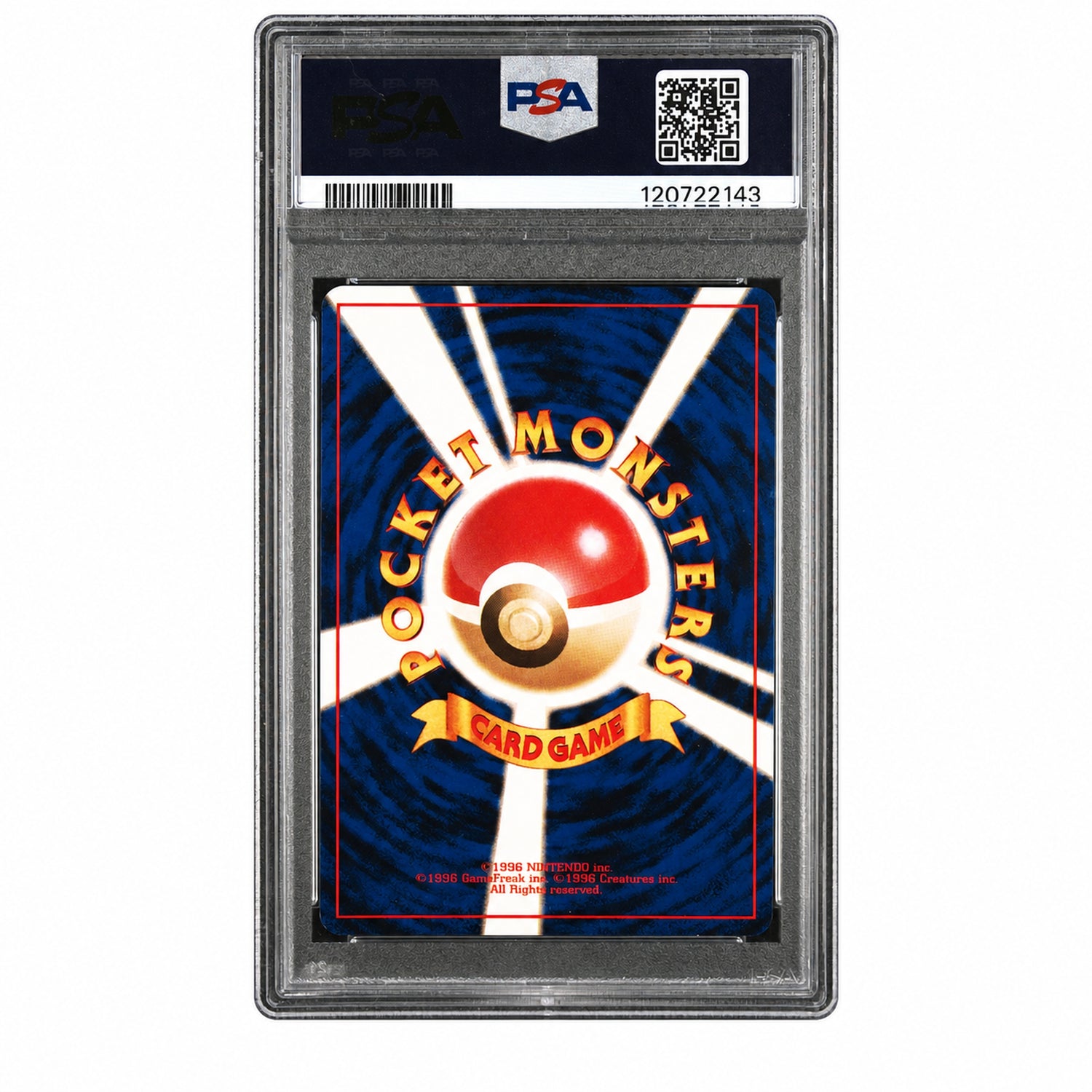 1996 Pokemon Base Set Japanese Pluspower PSA 8