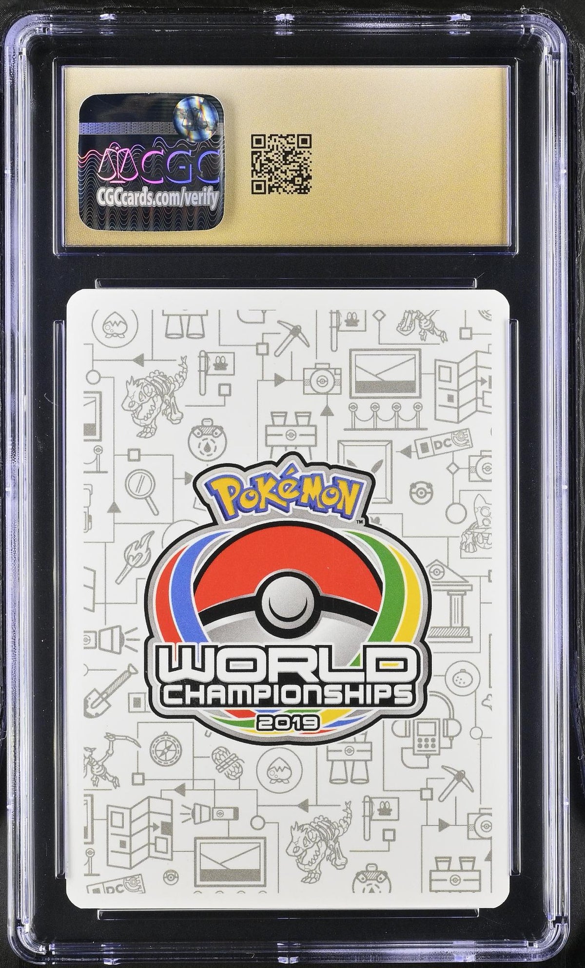 2019 Pokemon #54/236 Raichu & Alolan Raichu GX World Champ. Decks CGC 10