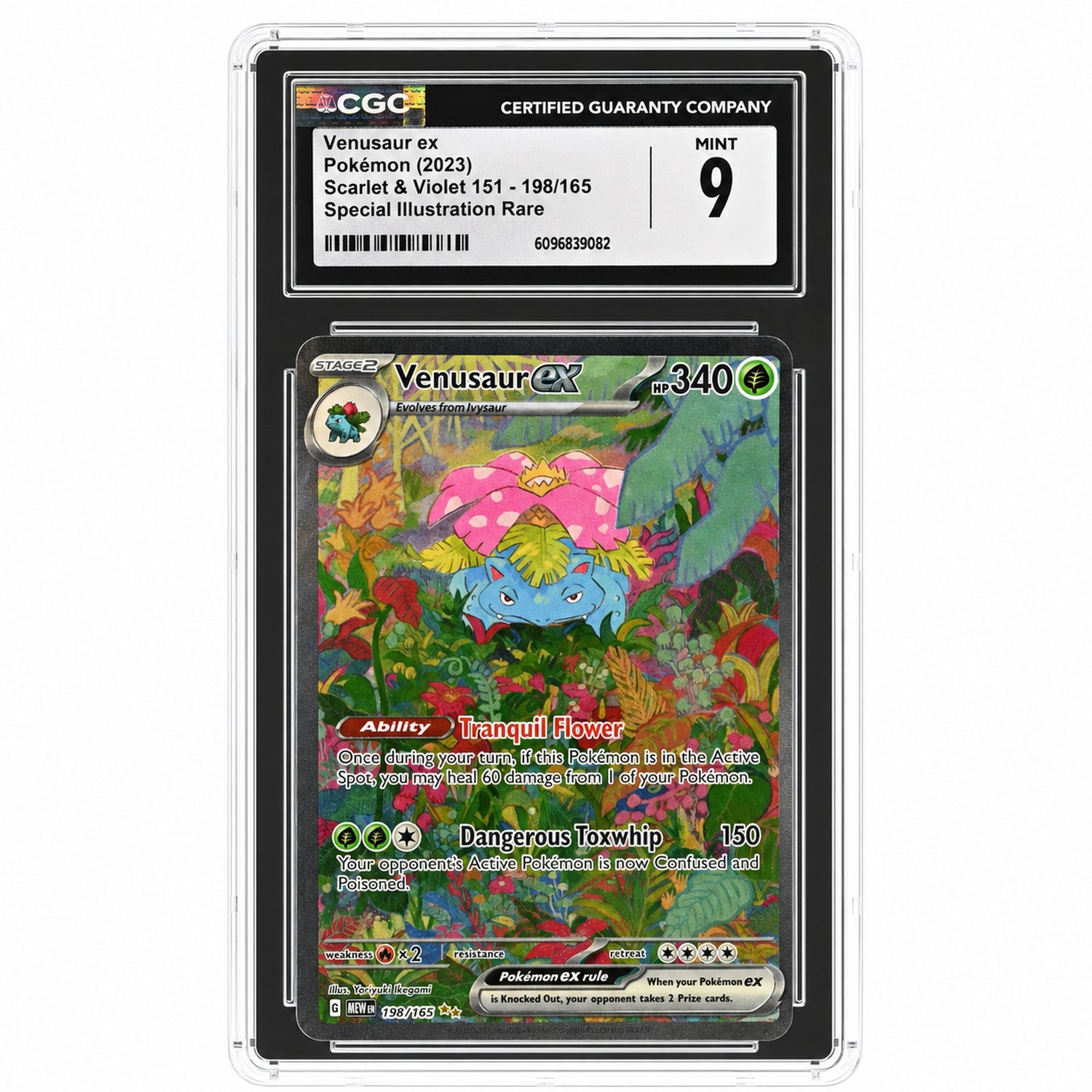 2023 Pokemon #198/165 Venusaur ex Special Illustration Rare CGC 9
