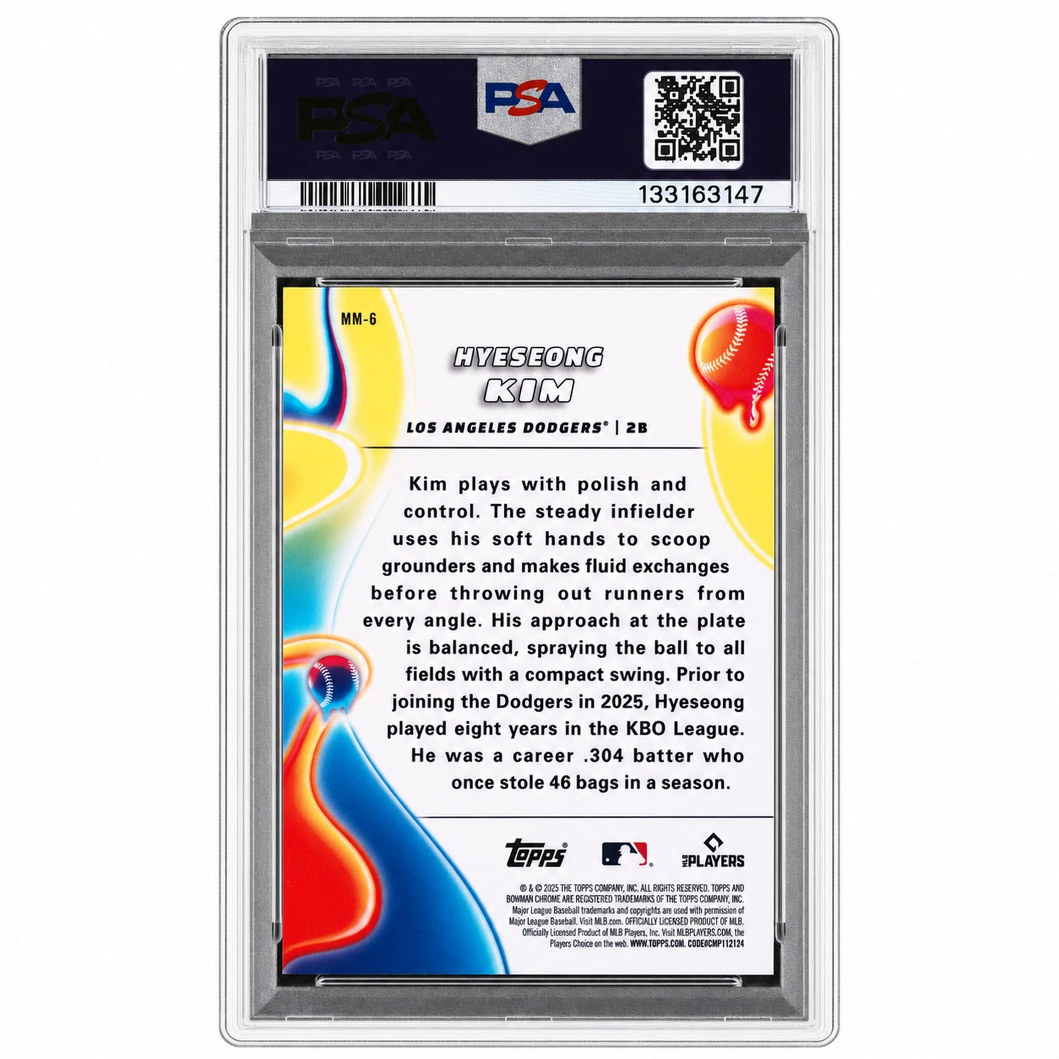 2025 Bowman Chrome Hyeseong Kim #MM-6 PSA 10