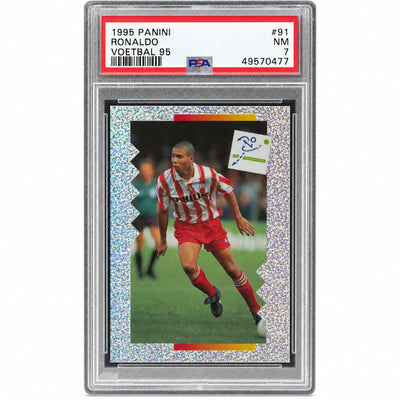 1995 Panini Voetbal Stickers Ronaldo Nazario De Lima #91 PSA 7 49570477