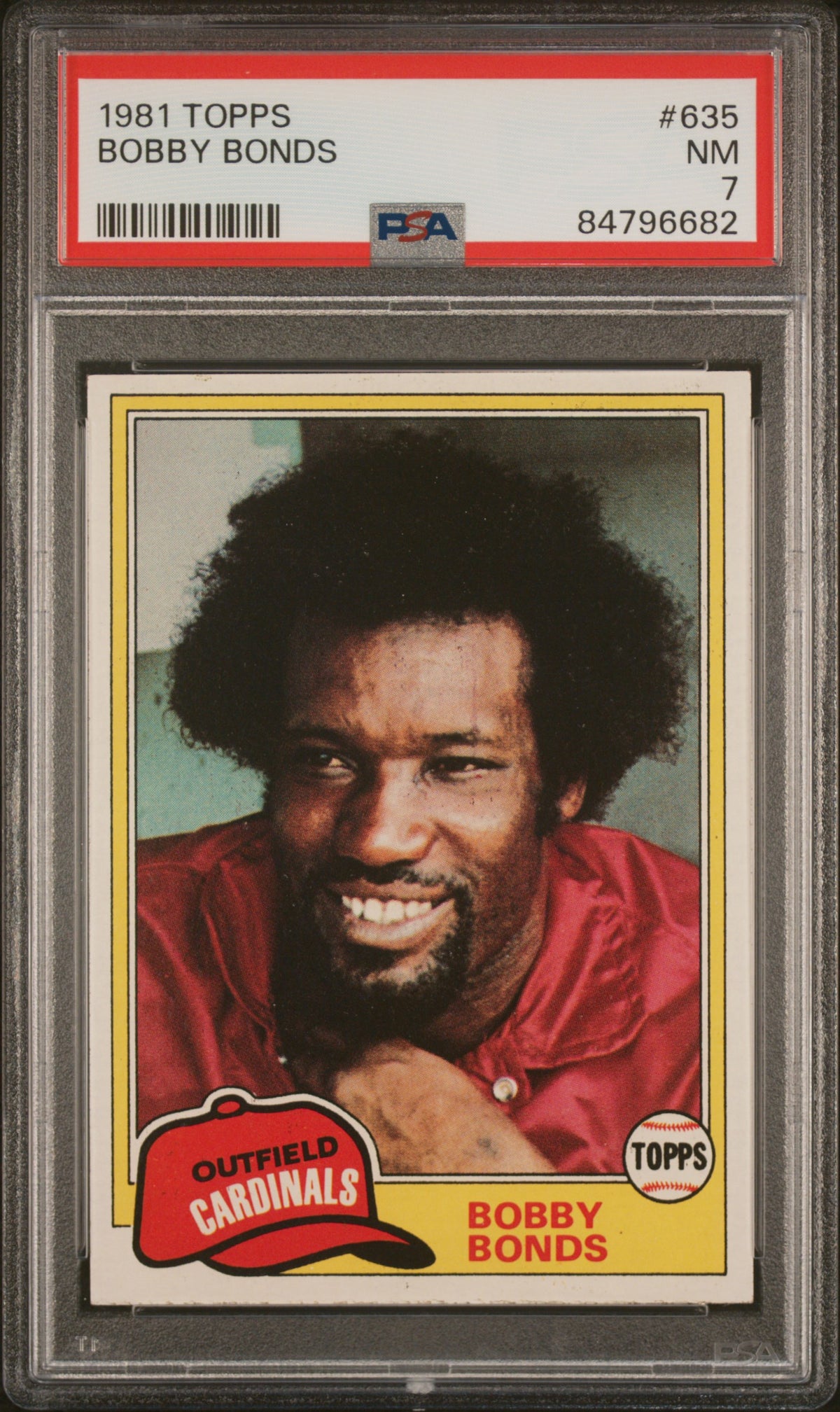 1981 Topps Bobby Bonds #635 PSA 7