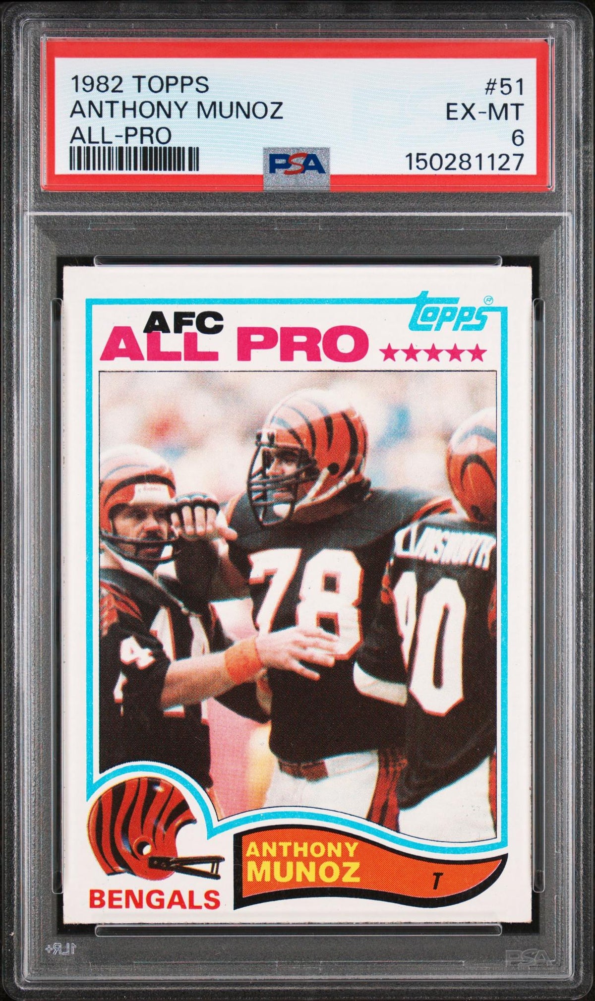 1982 Topps All Pro Anthony Munoz #51 PSA 6