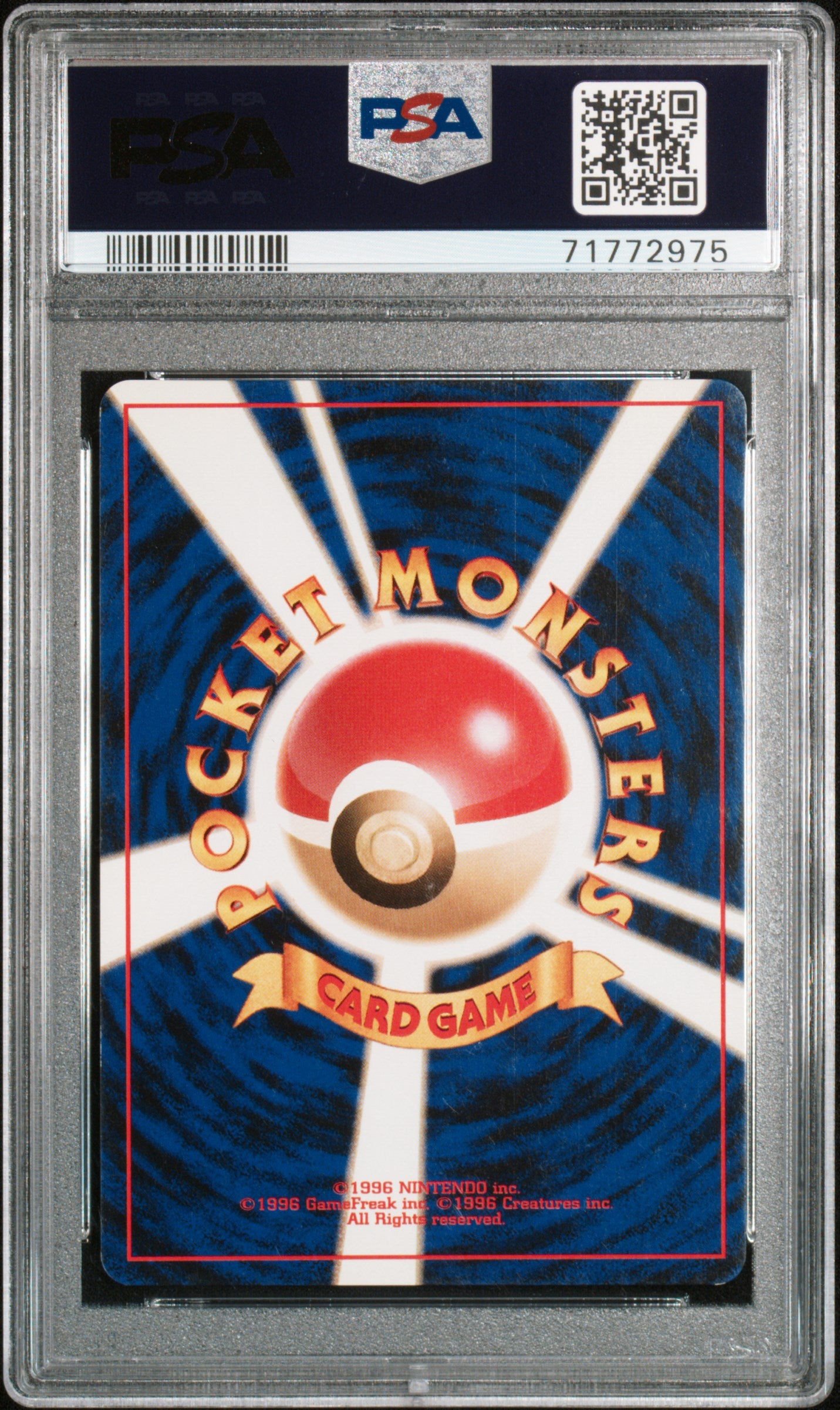 2001 Pokemon Neo 4 Darkness and To Light Japanese Holo Dark Espeon #196 PSA 9