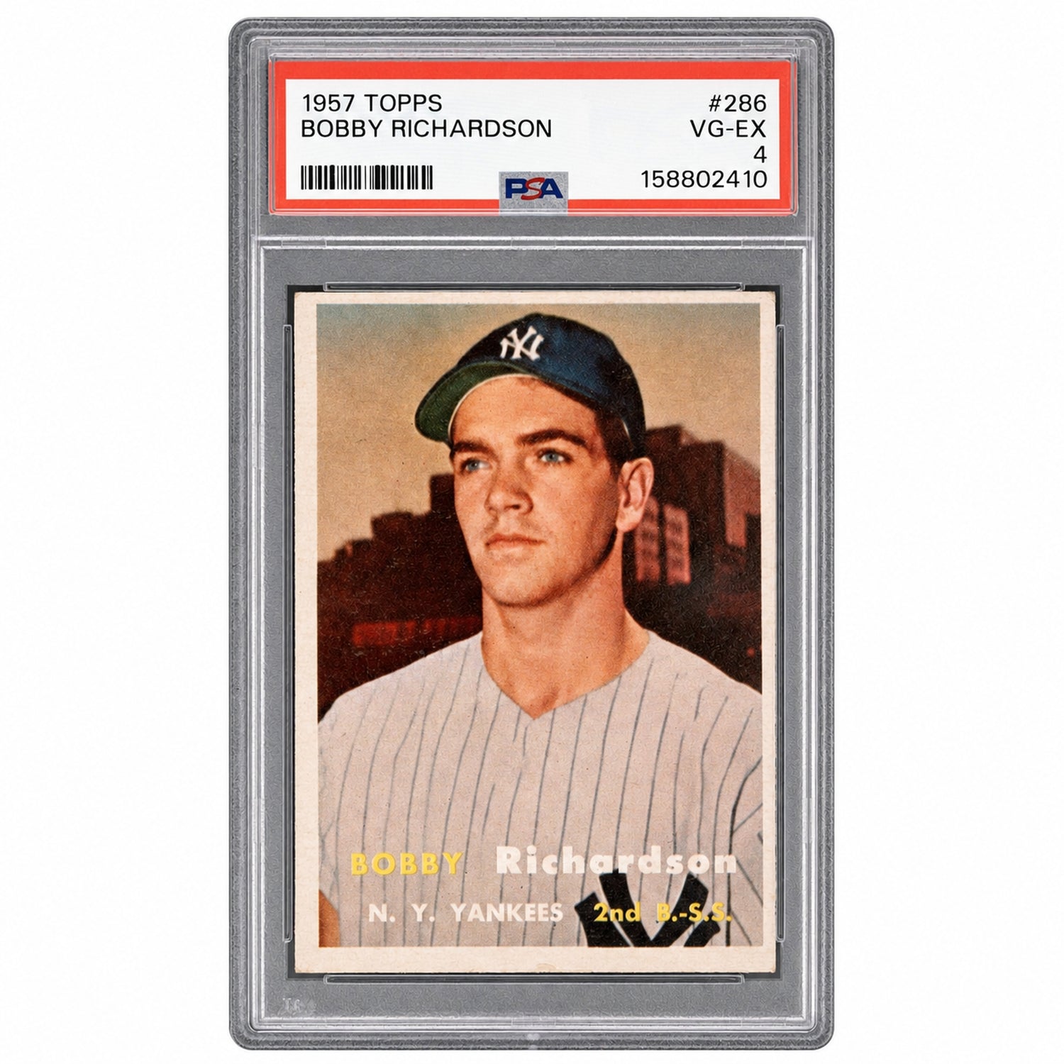 1957 Topps Bobby Richardson #286 PSA 4