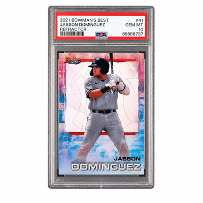 2021 Bowman's Best Jasson Dominguez #41 Refractor PSA 10