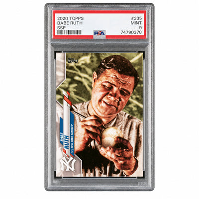 2020 Topps Babe Ruth #335 SSP PSA 9