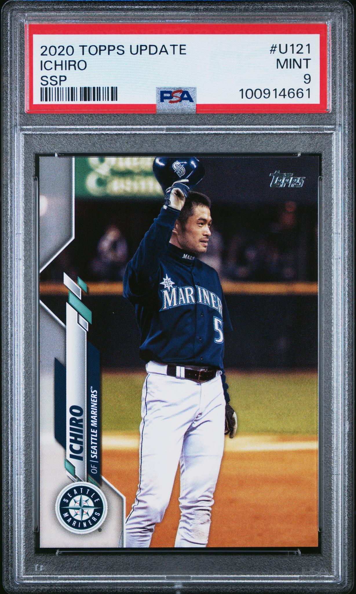 2020 Topps Update Ssp Ichiro #U121 PSA 9