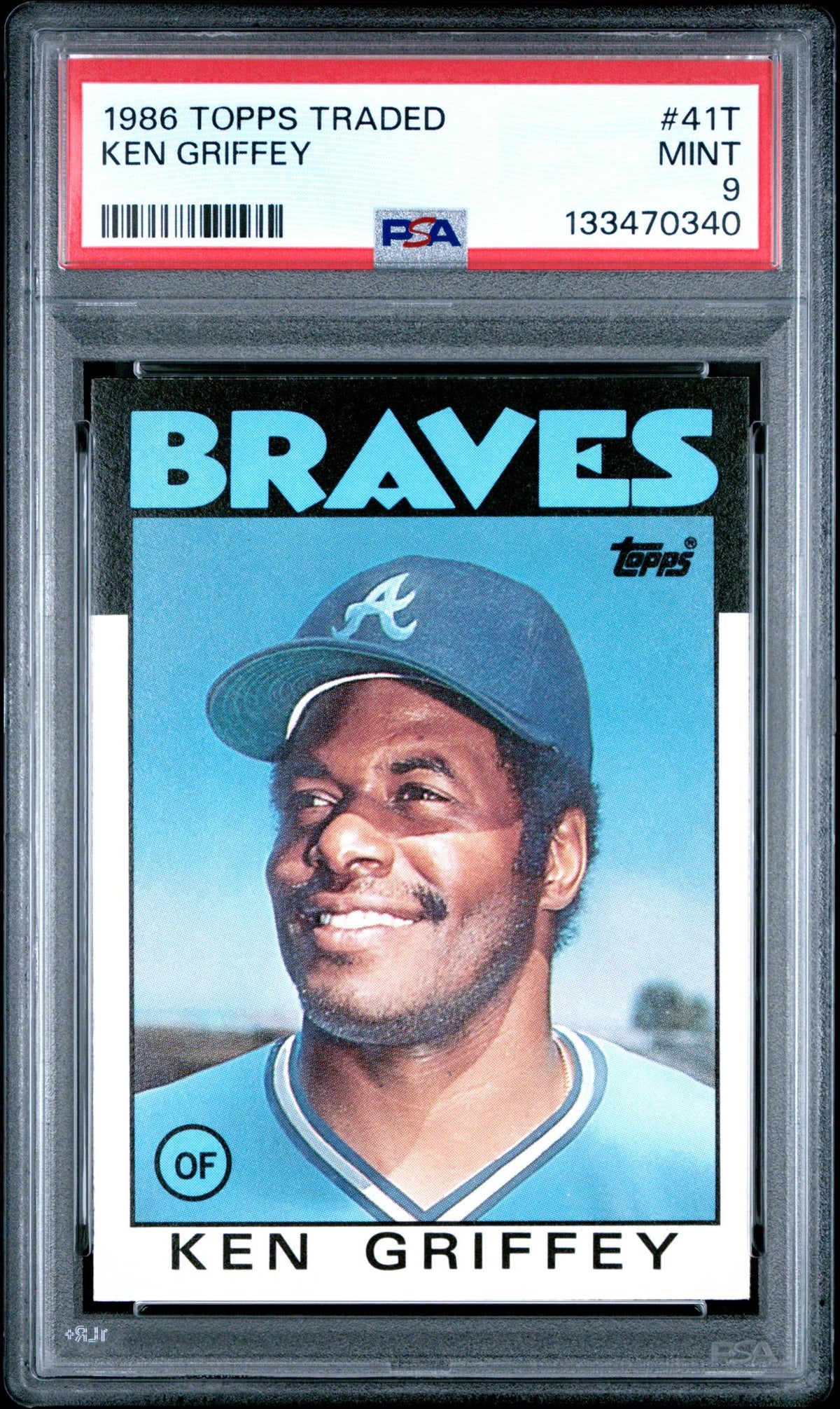 1986 Topps Traded Ken Griffey Sr. #41T PSA 9