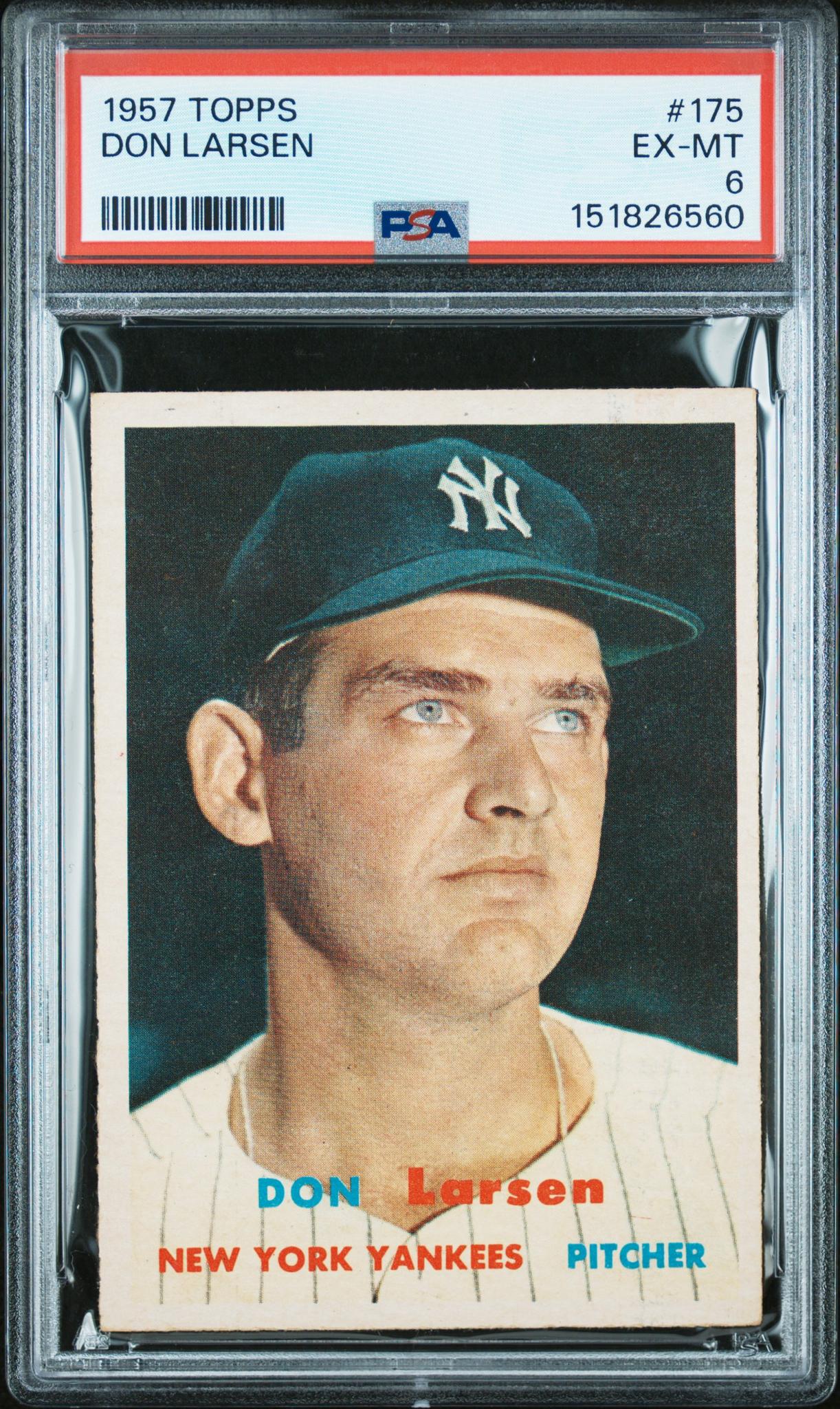 1957 Topps Don Larsen #175 PSA 6