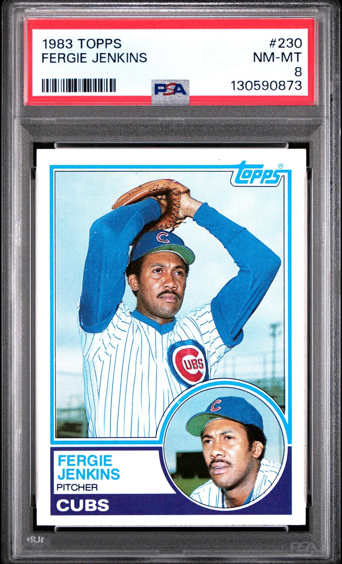1983 Topps Fergie Jenkins #230 PSA 8