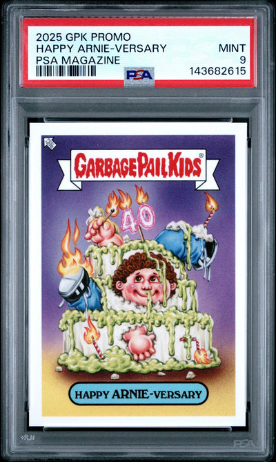 2025 Garbage Pail Kids Happy Arnie-Versary PSA Magazine Exclusive PSA 9