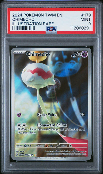 Pokémon Chimecho #179/167 Illustration Rare PSA 9