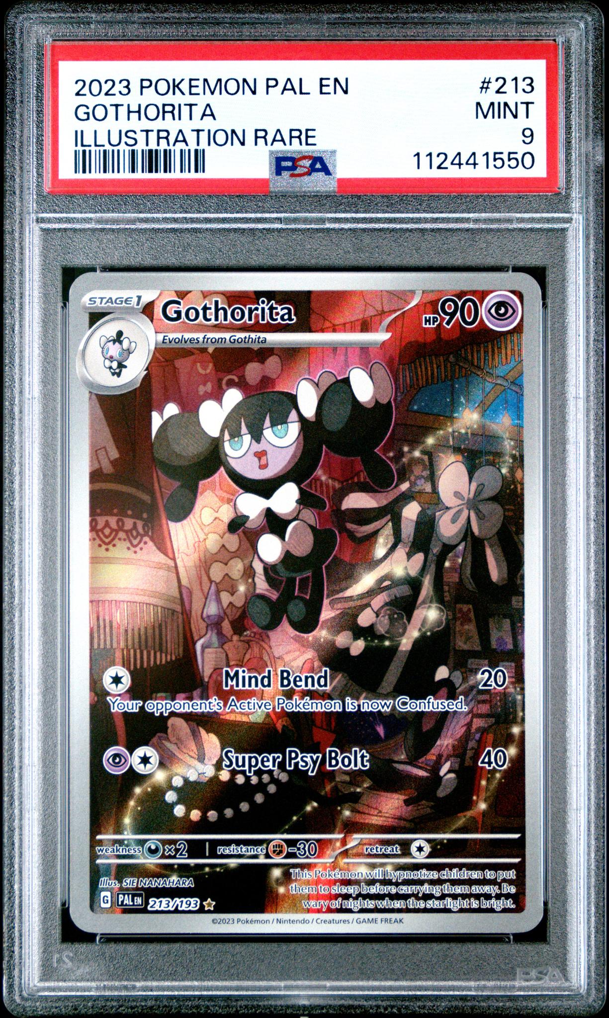 2023 Pokemon Scarlet and Violet Paldea Evolved Gothorita #213 PSA 9