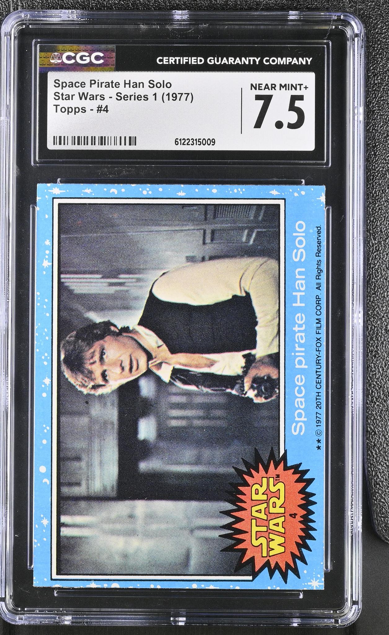 1977 #4 Han Solo Star Wars - Series 1 CGC 7.5