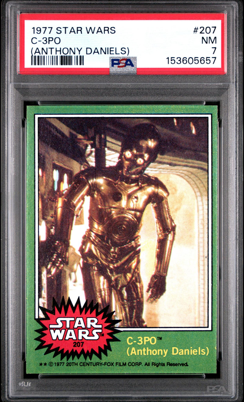 1977 Star Wars C-3PO #207 PSA 7
