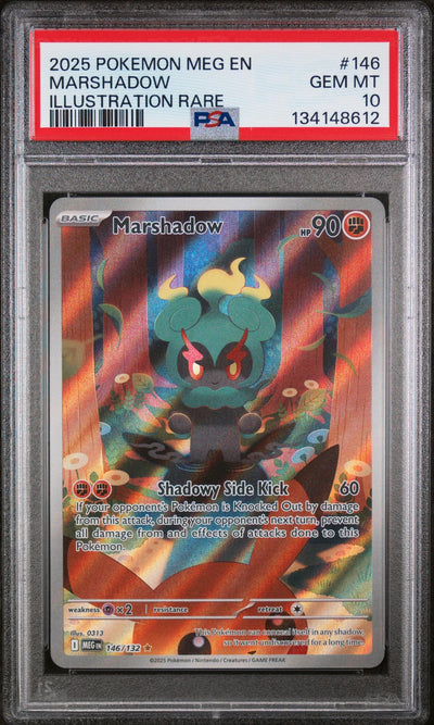 Pokémon Marshadow #146/132 Illustration Rare PSA 10