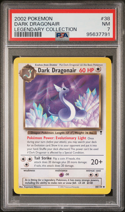 Pokémon Legendary Collection Dark Dragonair #38/110 PSA 7