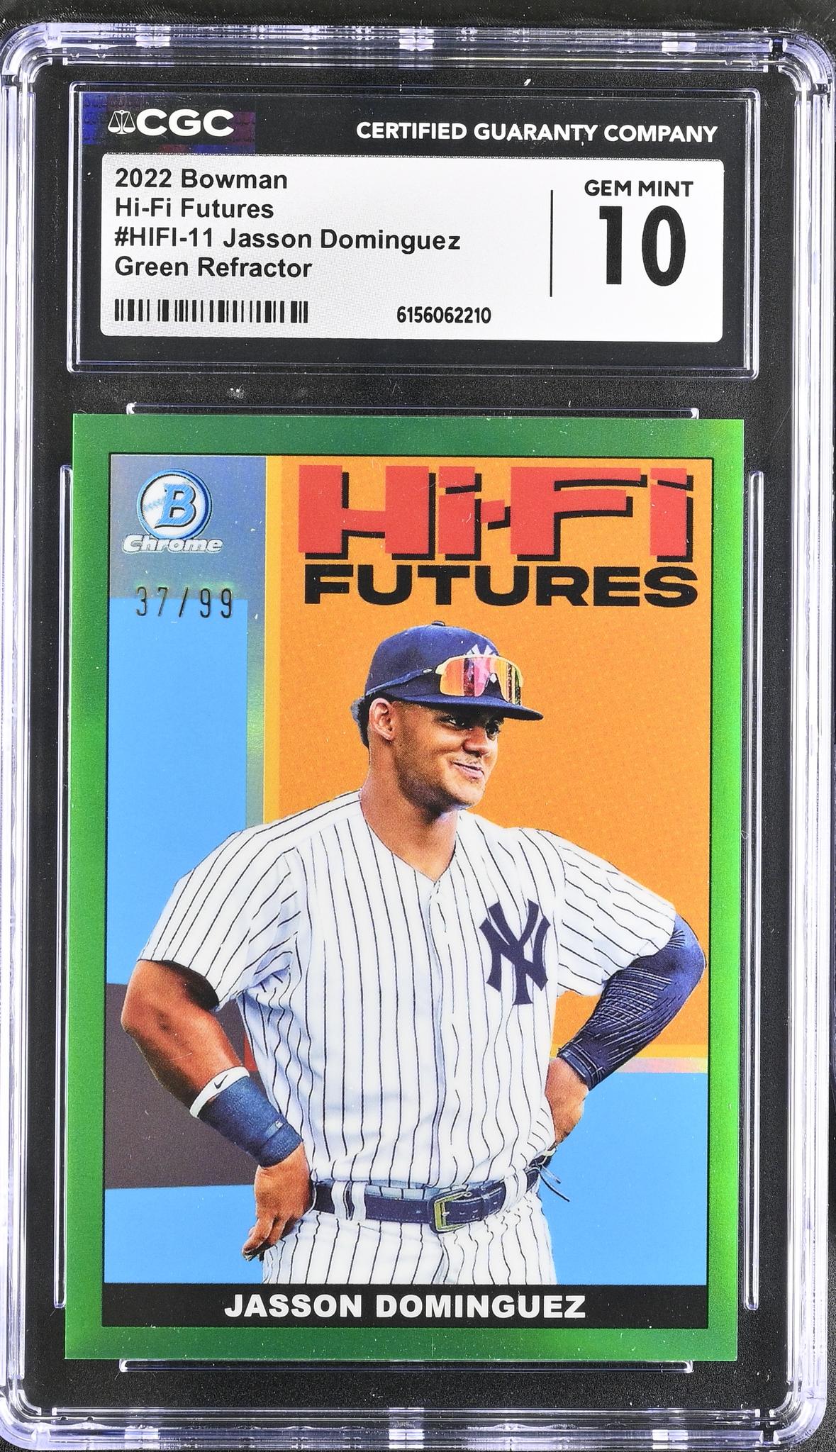 2022 Bowman #HIFI-11 Jasson Dominguez Hi-Fi Futures /99 CGC 10