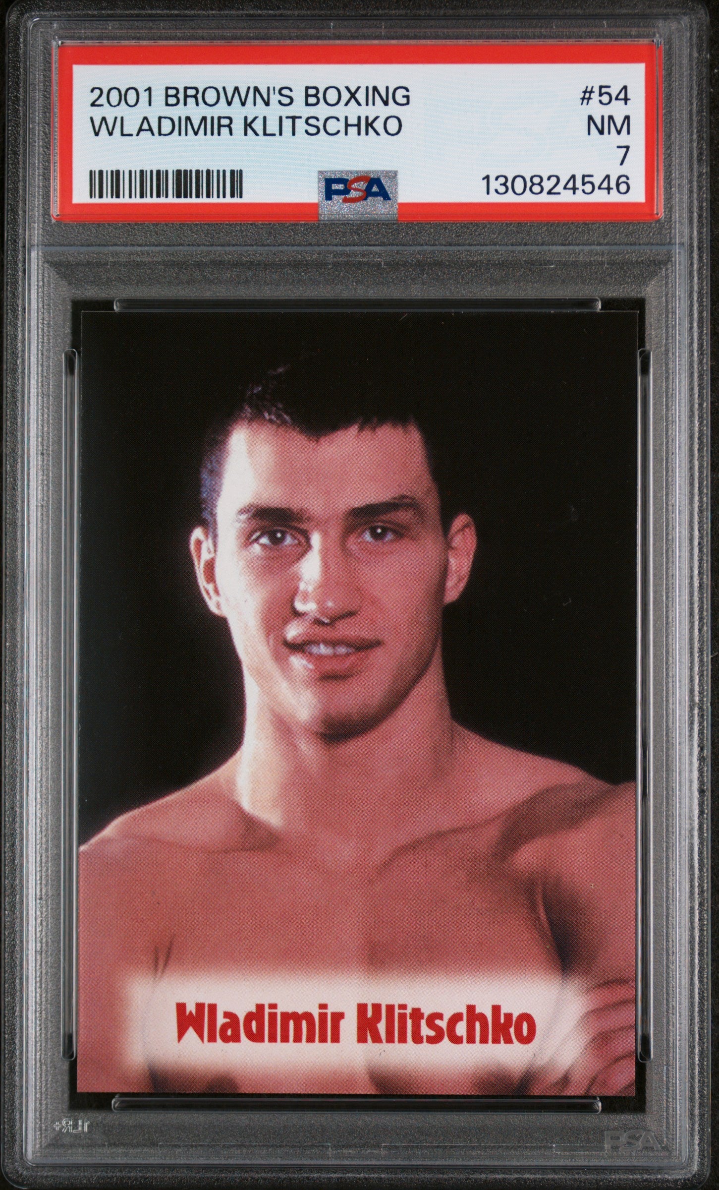 2001 Brown's Boxing Wladimir Klitschko #54 PSA 7