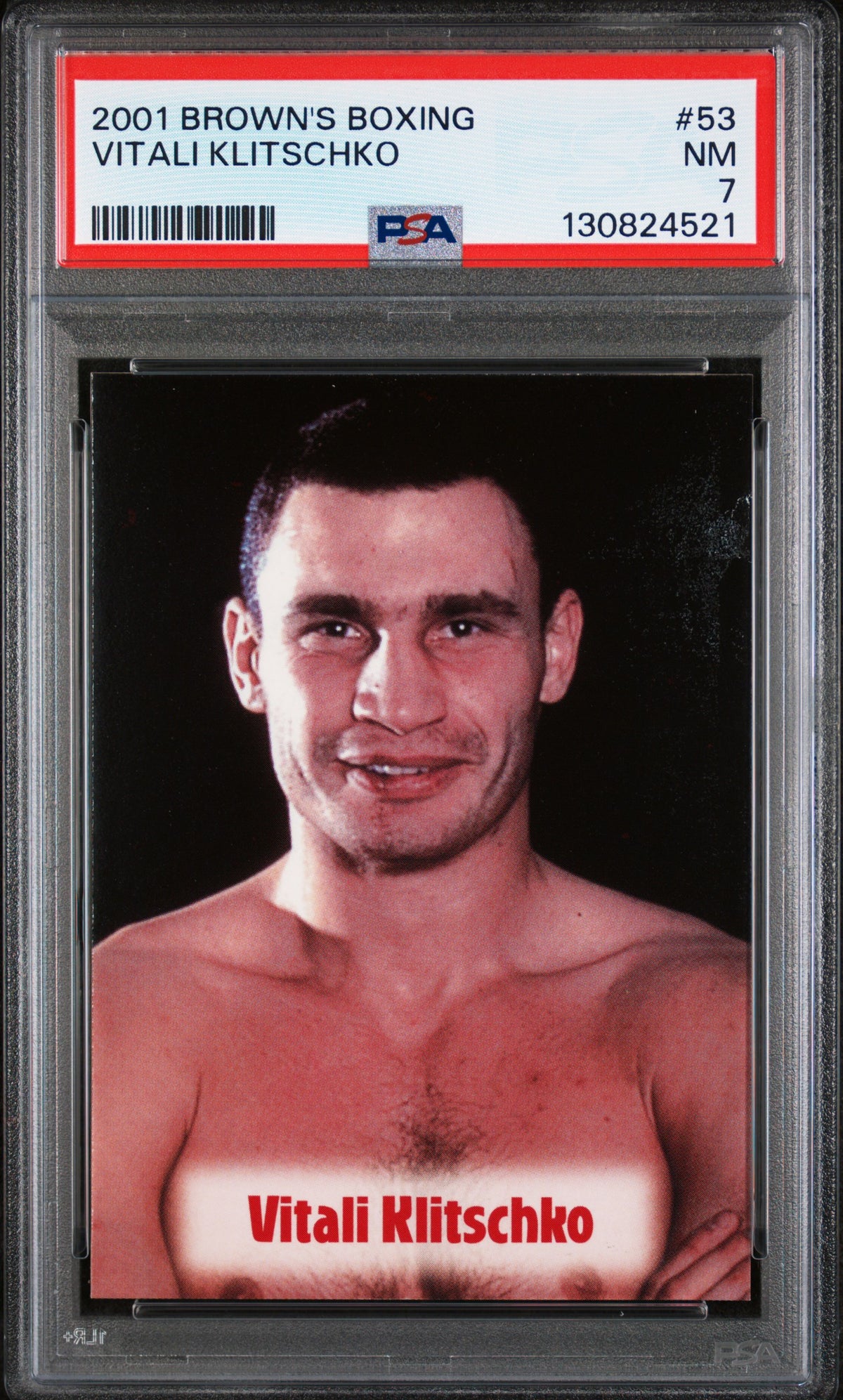2001 Brown's Boxing Vitali Klitschko #53 PSA 7