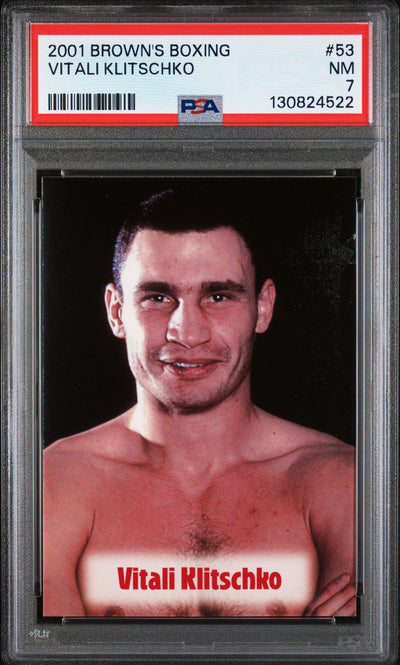 2001 Brown's Boxing Vitali Klitschko #53 PSA 7