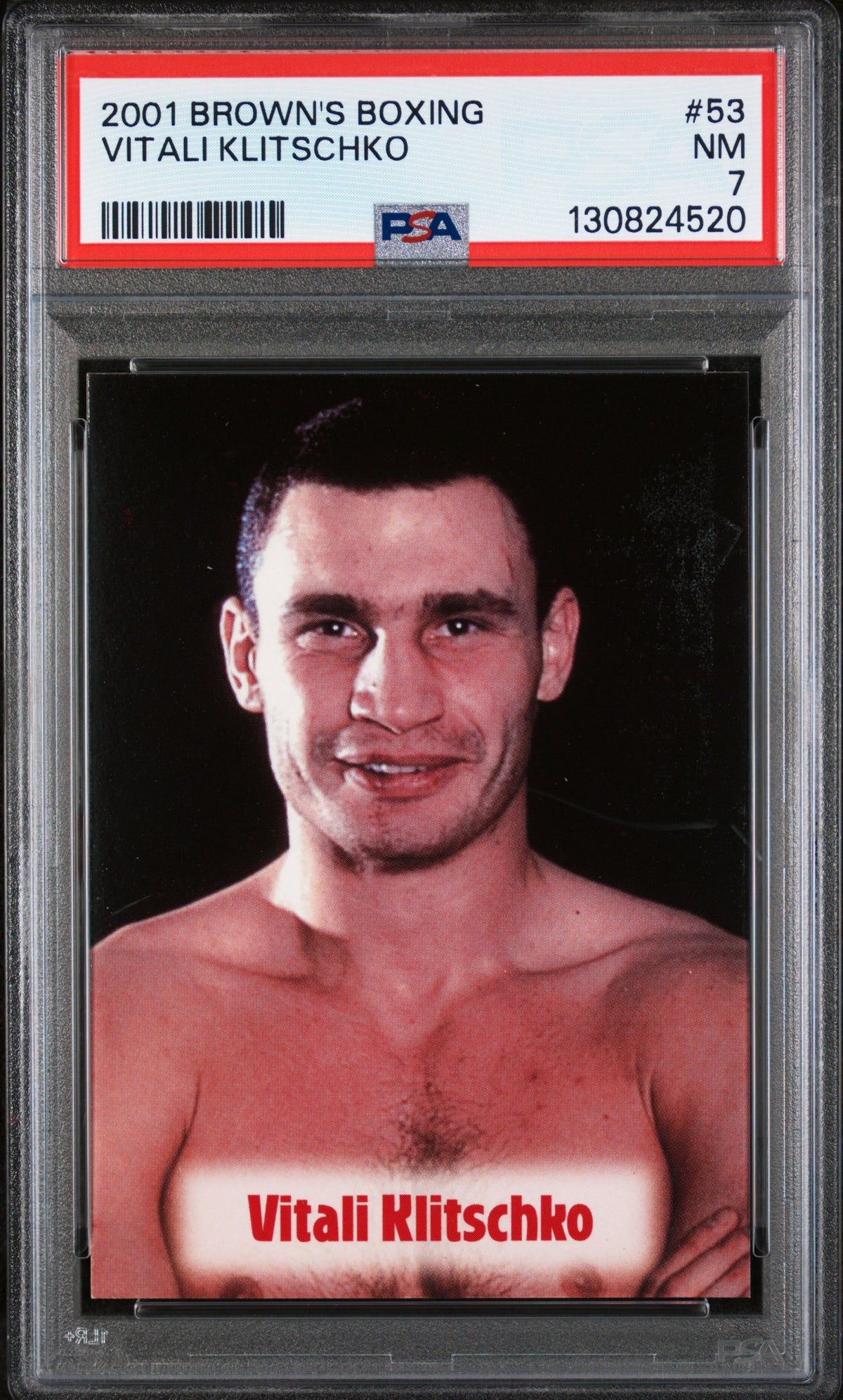 2001 Brown's Boxing Vitali Klitschko #53 PSA 7
