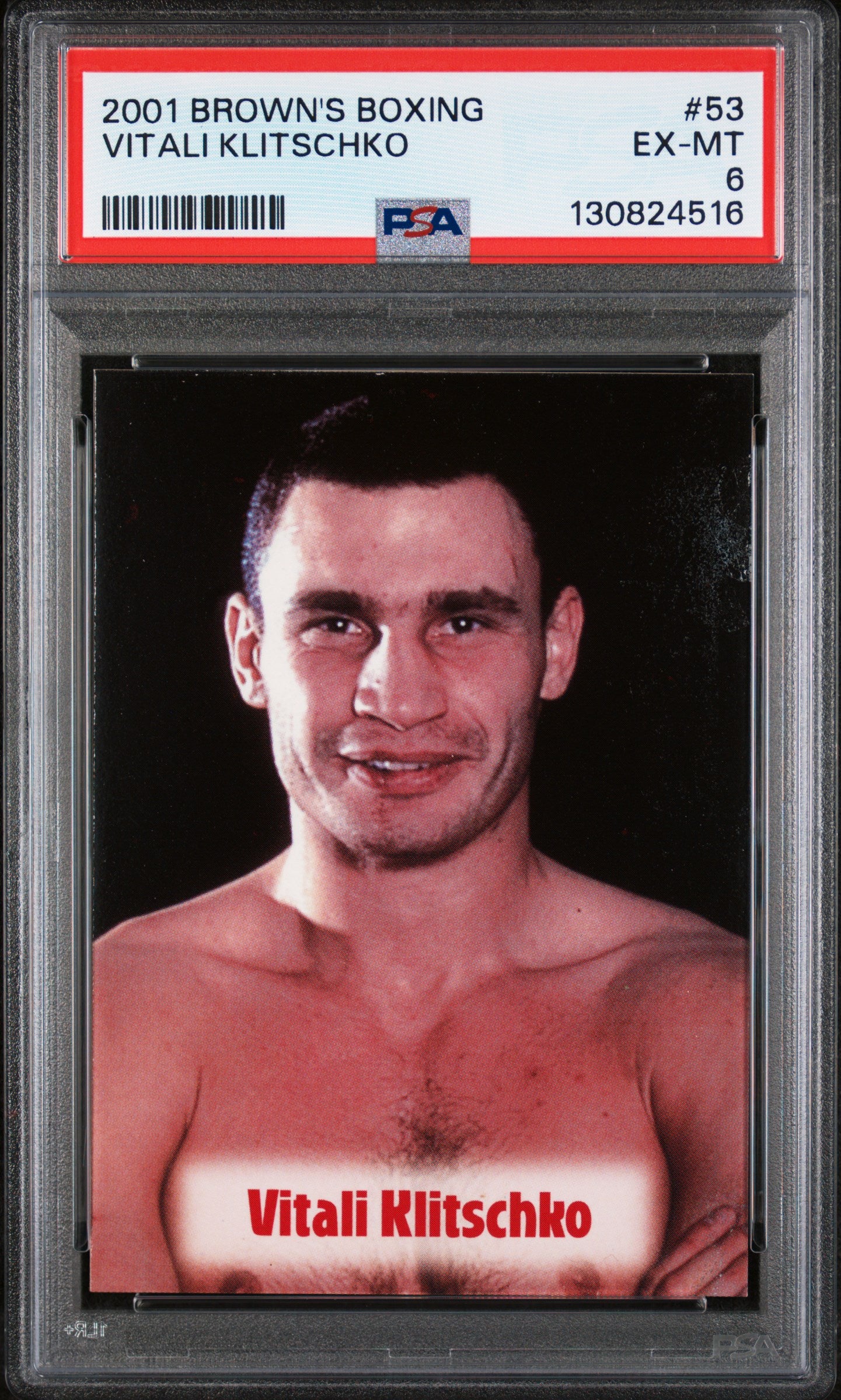 2001 Brown's Boxing Vitali Klitschko #53 PSA 6