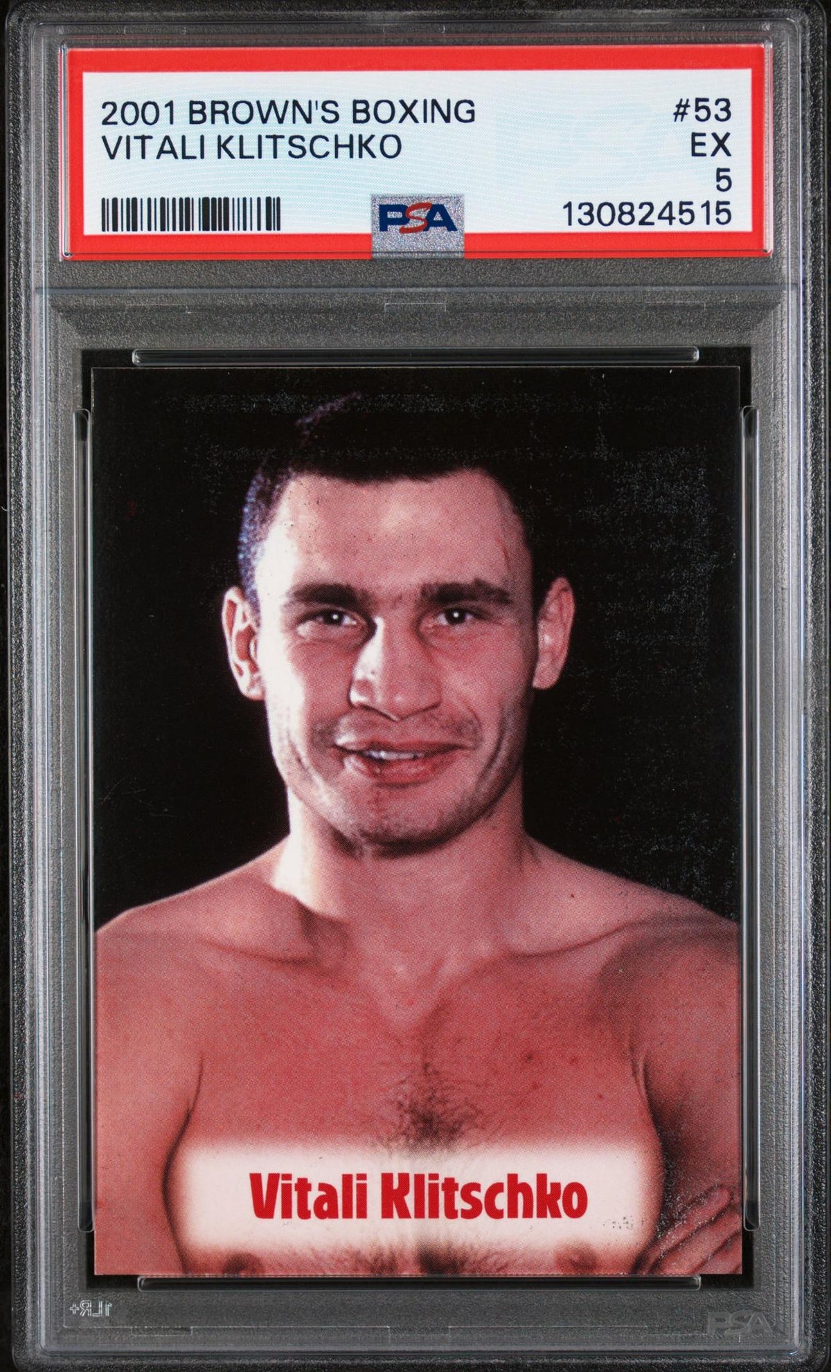 2001 Brown's Boxing Vitali Klitschko #53 PSA 5